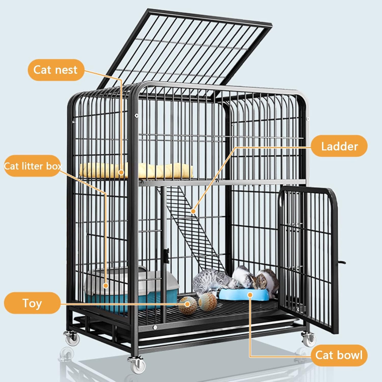 値下げしました】フェレットケージ 多頭飼い可能 小動物大型ケージ GB